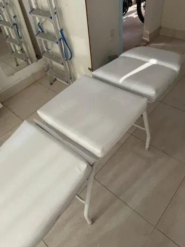 Cama Maca Para Estética 3 Posições - Cor: Branco