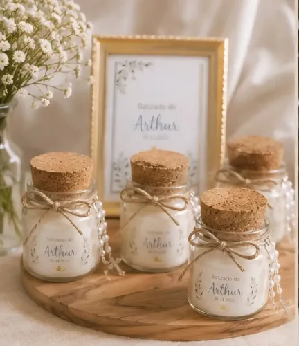 Velas Aromáticas para batizados/maternidades