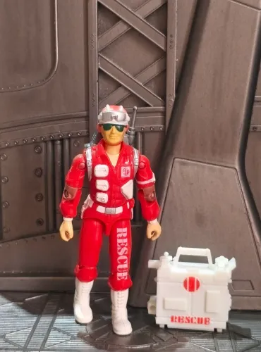 GI JOE COMANDOS EM AÇÃO/LIFELINE (V3)<br>RESCUE TROOPER Lifeline (v3