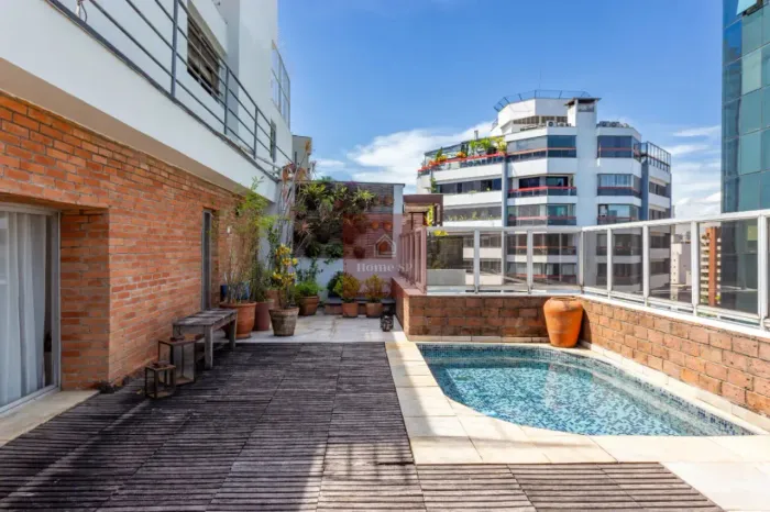 Cobertura Duplex à venda no Itaim Bibi 173 m² Piscina Privativa!