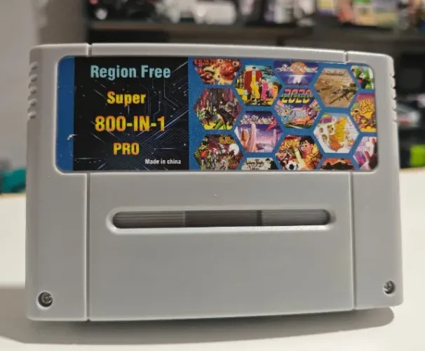 Jogo Snes everdrive multi jogos 800 in 1, funcionando em perfeito estado, aceito cartão
