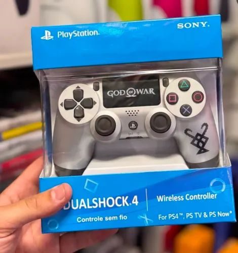 Controle ps4 colorido Bluetooth, novo