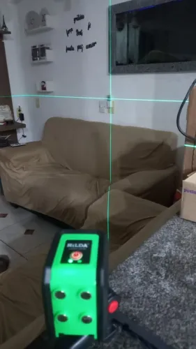 Nível Laser Auto-nivelante + Tripé Incluso - Alcance 30m/40m