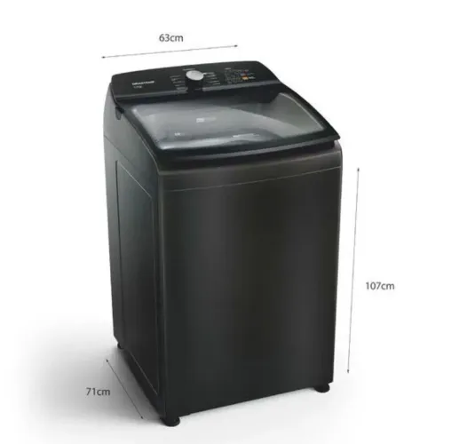 Máquina de Lavar Brastemp 12Kg com Ciclo Tira Manchas Advanced e Ciclo Antibolinha