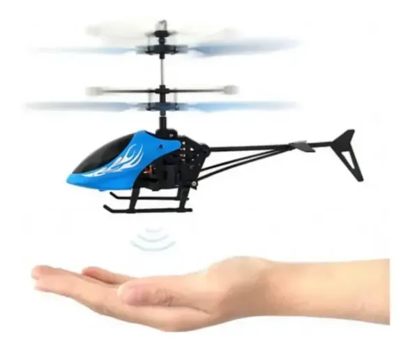 Helicóptero Recarregável Usb Sensor De Mão Brinquedo