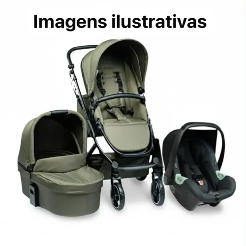 Carrinho bebê ABC Designe Kit Completo