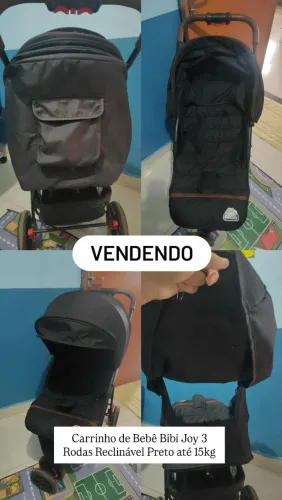 Carrinho de bebê até 15 kg