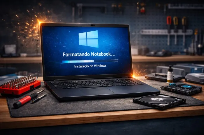 Formatação de Notebook e Pc