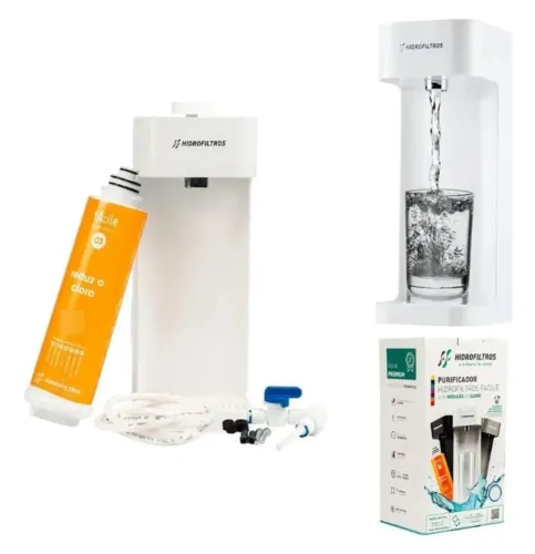 Kit Purificador Completo Parede/Mesa com Refil
