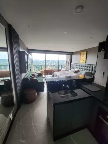 Condomínio Parque Jockey - Apartamento de 38m² com 1 dormitório e 1 vaga em Pinheiros - Sã