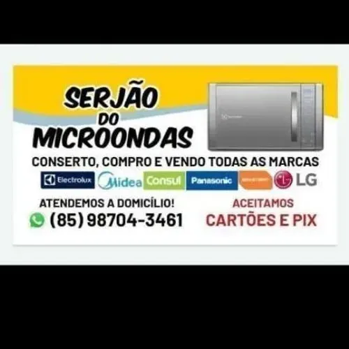 Conserto de Microondas a Domicílio, Todas as Marcas e modelos 