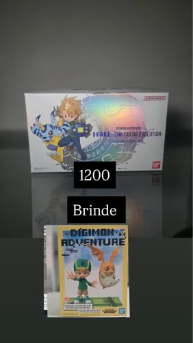 Digimon combo bandai Digivice+Action Figure novos e originais