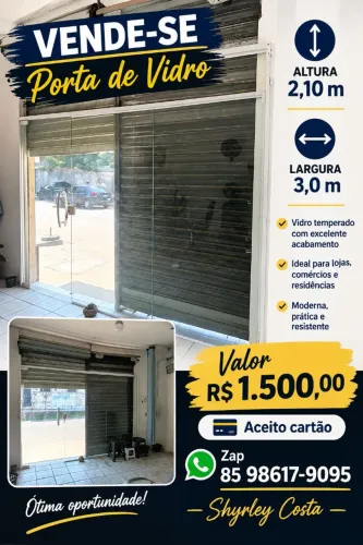 Porta de vidro