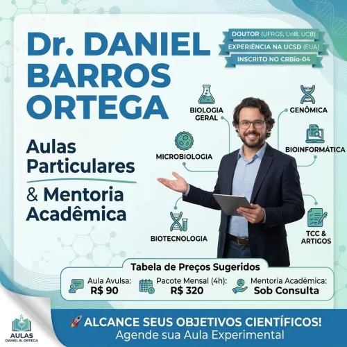 Aulas Particulares & Tutoria Acadêmica em Biologia, Microbiologia e Biotecnologia