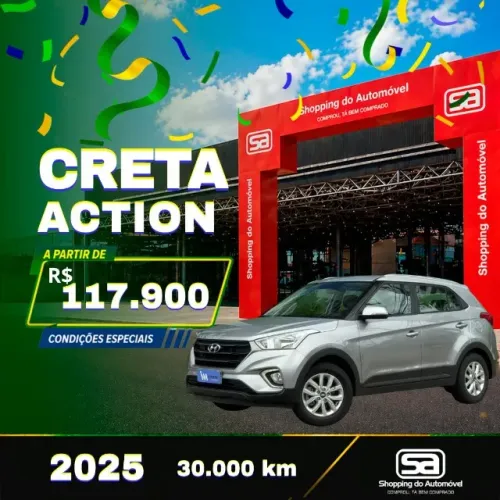 Hyundai Creta Action 1.6 16V Flex AUT 2025
