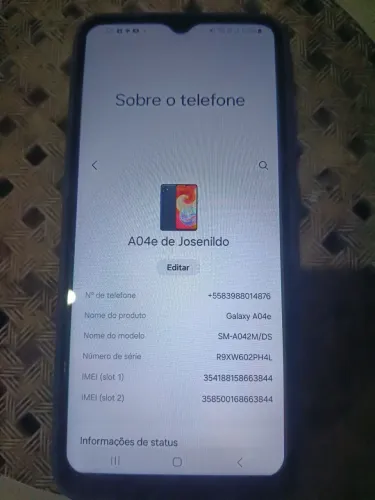 Celular Samsung Galaxy a04e