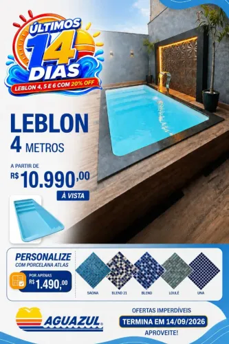 Piscina leblon com 20% de Desconto