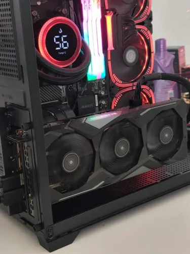 Placa de video Rx 5700 de 3 fans Gigabyte