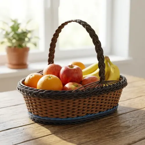 Fruteira oval artes teias
