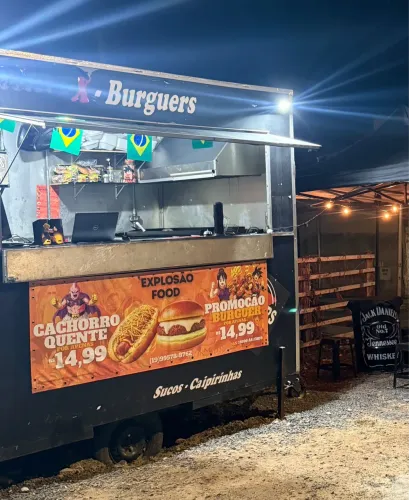 Trailer food truck completo
