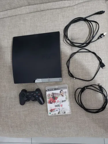 Vendo Ps3 Slim 500GB desbloqueado sem detalhes