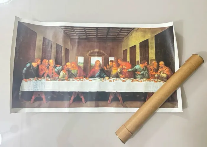 Pintura gráfica - Santa Ceia