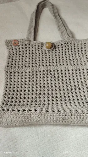 Bolsa de crochê feito a mão nova