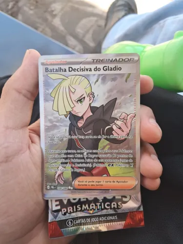 2 Cartas Pokémon Treinador - Batalha Decisiva do Gladio + Traquinagem da Acerola