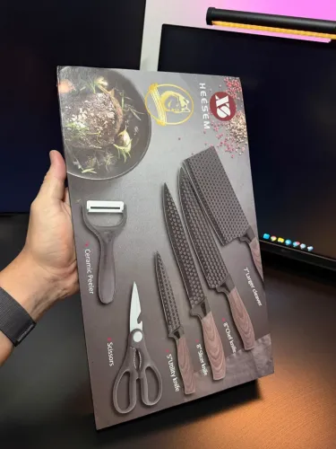 ? SUPER OFERTA! CONJUNTO DE FACAS BLUE STAR PREMIUM - 6 PEÇAS! ?