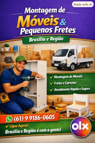 Montador de Moveis e Pequenos Fretes