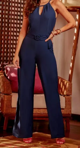 Macacão Azul Navy G Anelle