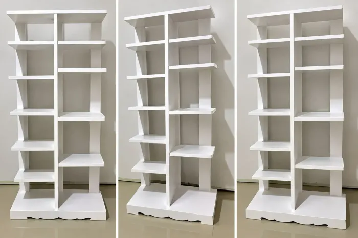 Estante Decorativa Modular Branca (Nova, Artesanal e Exclusiva)