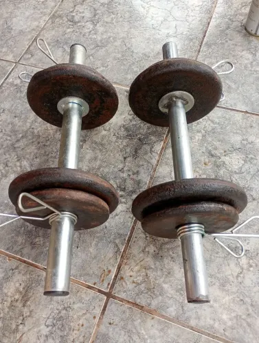 Halteres par com presilhas