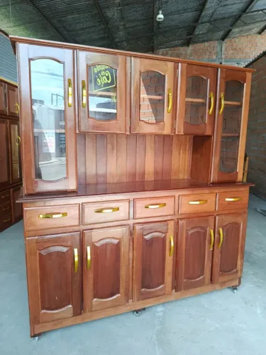 Armário rústico de 5 portas madeira maciça novo frete grátis 