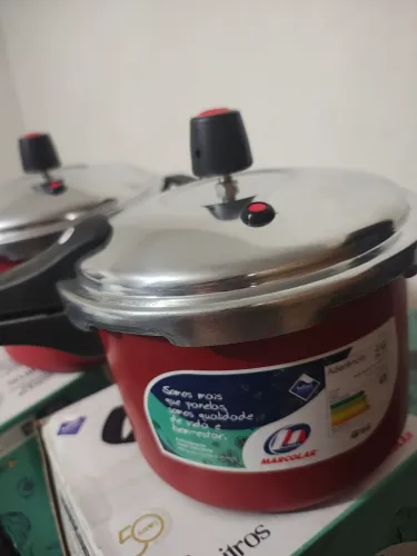 Panela de Pressão 4,5L Marcolar Antiaderente Teflon - Nova na Caixa