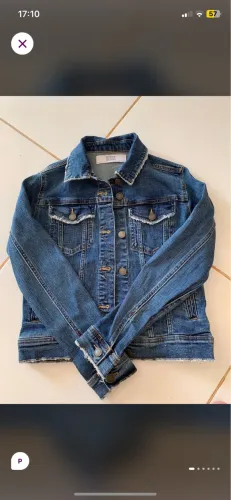 jaqueta jeans zara original z1975 destroyed azul - tam p - nova sem etiqueta