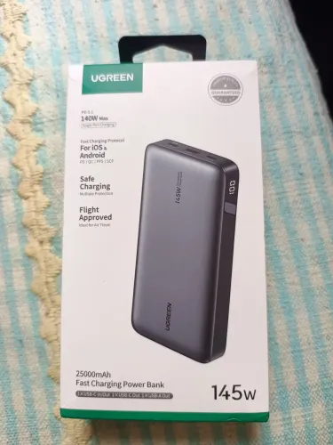 Power Bank Ugreen 145w 25000mAh Fast Charging<br>R$600