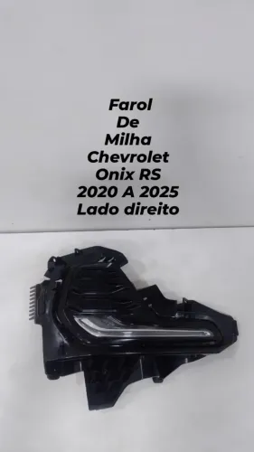 Farol de Milha Chevrolet Onix RS 2020 2021 2022 2023 2024 2025 Lado Direito