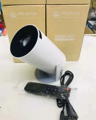 Projetor HY300 Full HD Suporte 4K WiFi Bluetooth Android Portátil - Transforme sua sala