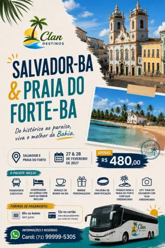 Viagem SSA e Praia do forte