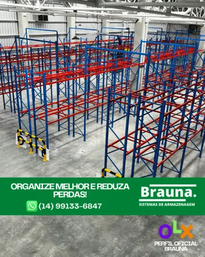 Estante para Pneus Brauna - Organização para Auto Center