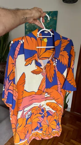 Camisa estampada masculina FARM