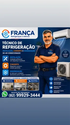 Técnico refrigeração plantão feriado