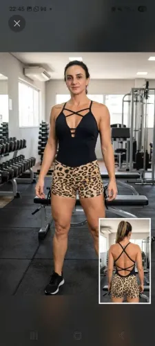 Macaquinho Fitness Feminino