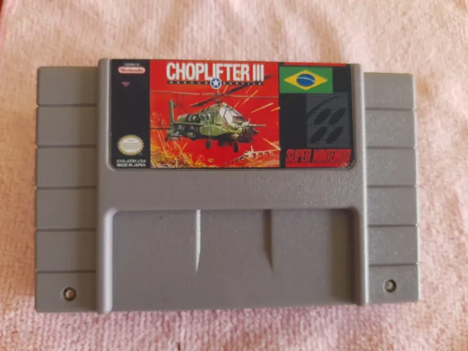 Cartucho repro choplifter 3 SNES...