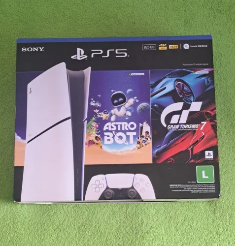 PS5 SLIM 825G | NF GARANTIA 04/27 | ACEITO OLX PAY |