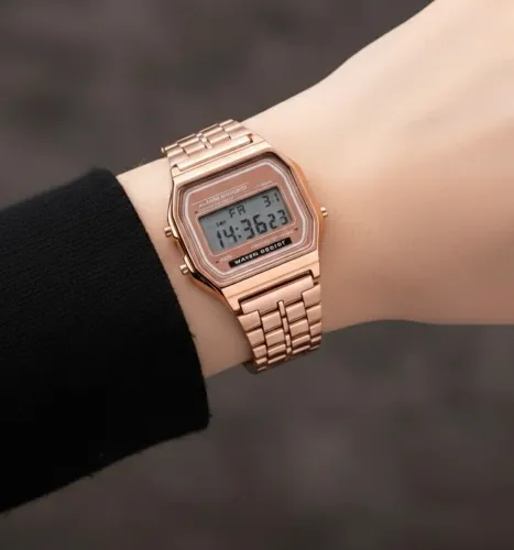 Relógio feminino rose 