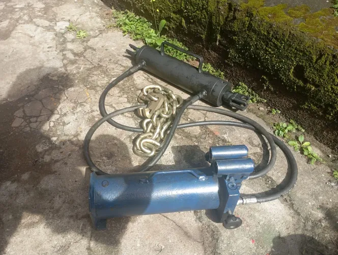 Esticador/Encolhedor hidráulico 20ton Marcon REFORMADO COMPLETO COM TODOS OS ADEREÇOS 