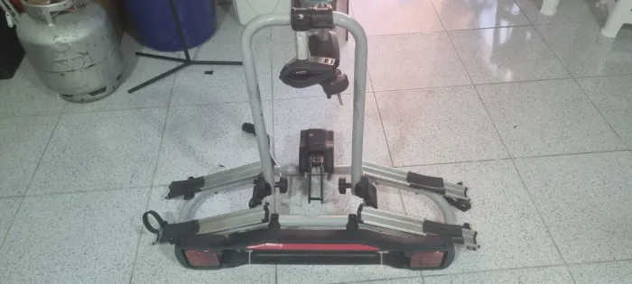 Transbike plantaforma para 2 bicicletas - engate - sinalização