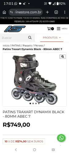 Patins Dynami Traxart